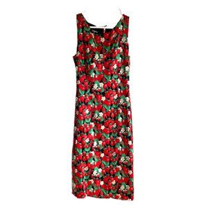 Dolce & Gabbana Strawberry Print Sheath Dress